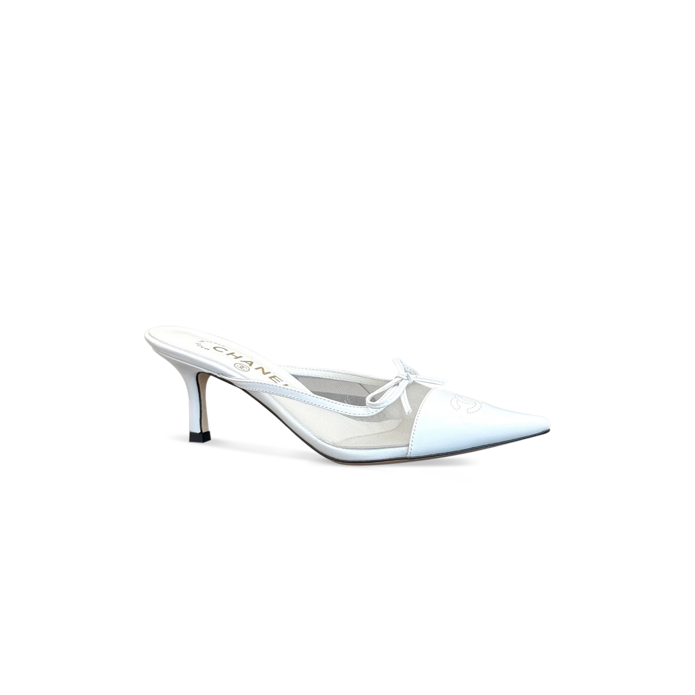 CHANEL MESH HEELS 401128